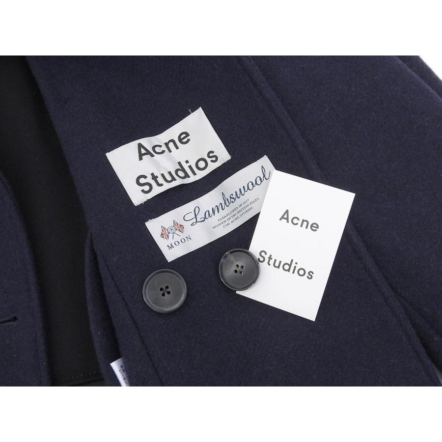 美品 Acne Studios アクネ ストゥディオズ フード付き メンズ コート ウール ネイビー 紺 ブラック 黒 46 F ファミール 通販 Yahoo ショッピング