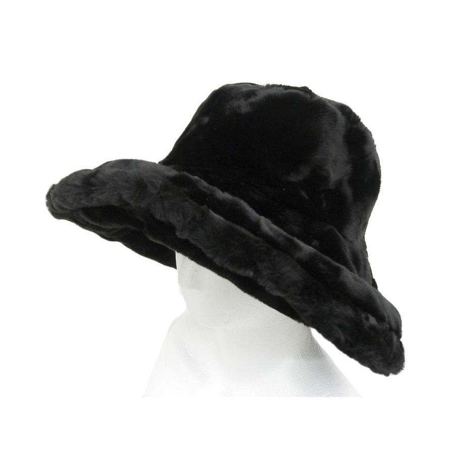 美品 FENDI フェンディ レディース フェイクファーハット 帽子 ブラック 黒 20191031 :f19810:ファミール - 通販