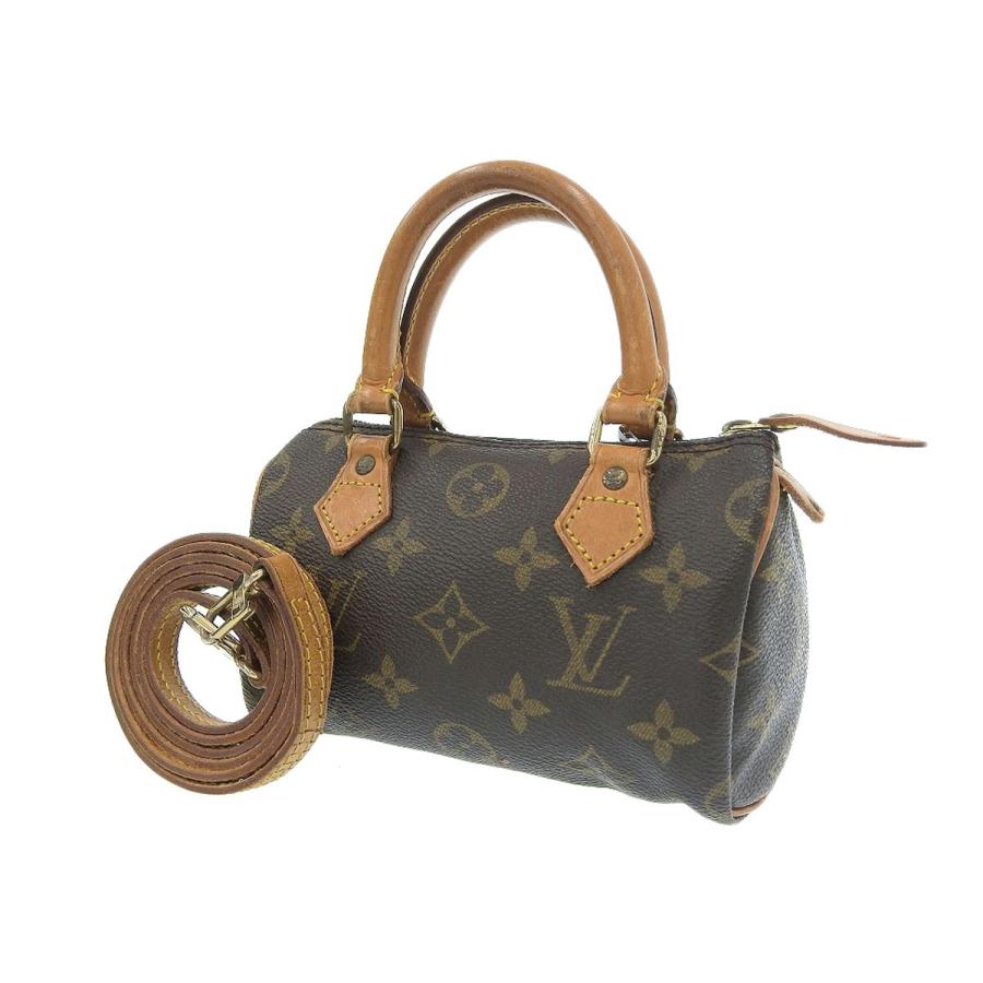 Louis 2way Vuitton ルイヴィトン モノグラム ミニスピーディ 2way ショルダーバッグ ルイヴィトン ポーチ ポーチ レザー M 0111 F586 ファミール
