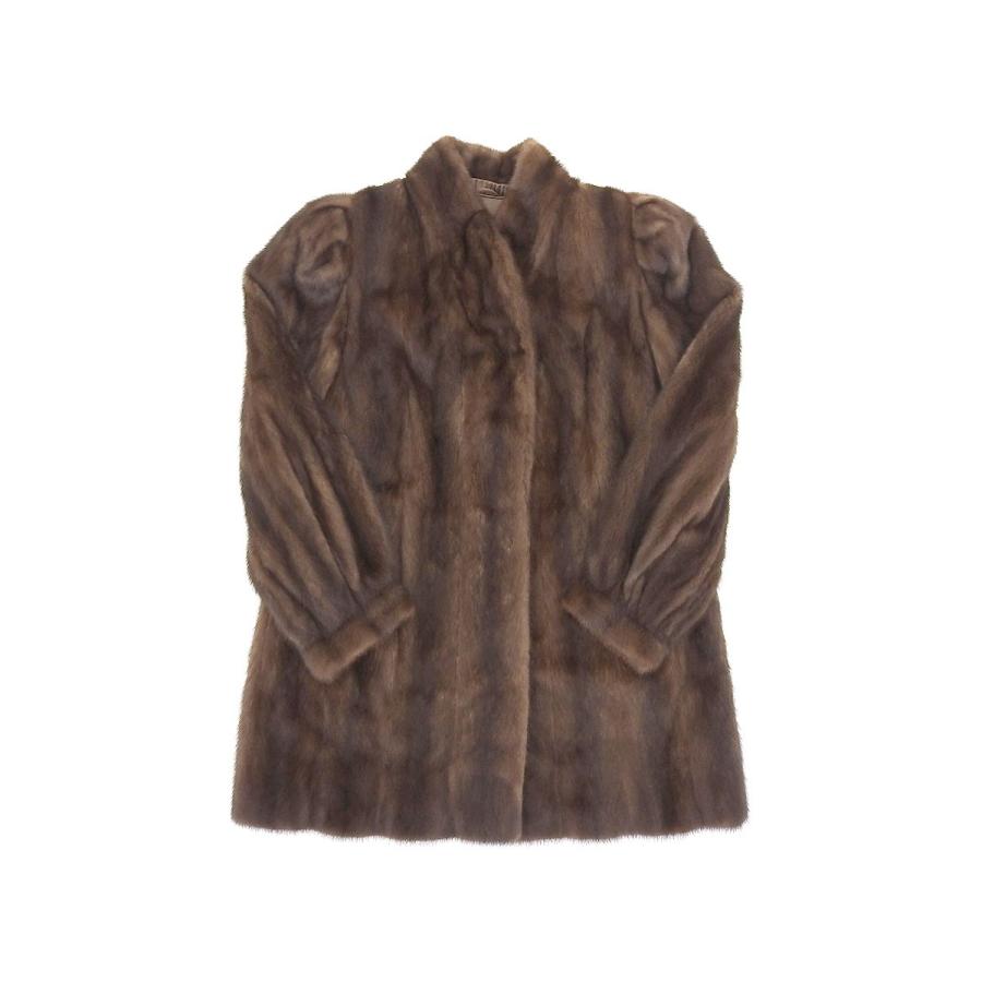 高い品質 美品 ノーブランド レディース リアルファーコート 毛皮 ブラウン 茶 F 0128 60 Off Www Ladislexia Net