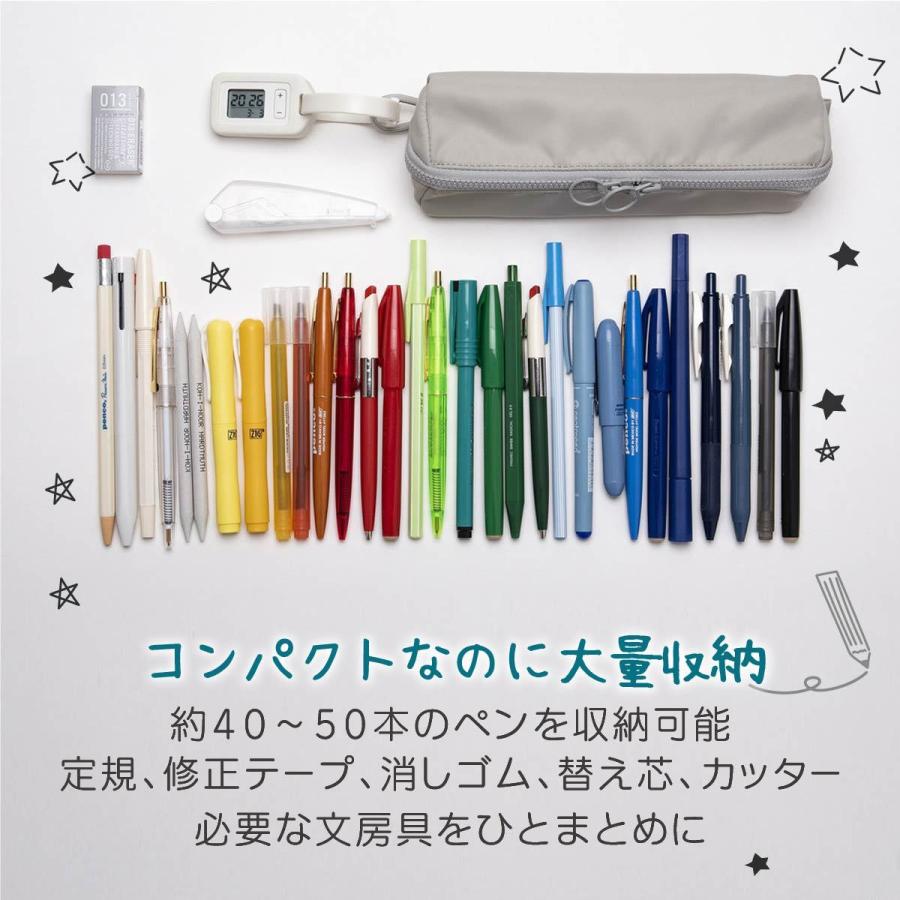 筆箱 ふでばこ ペンケース 大容量 たくさん 収納 箱型 軽量 シンプル かわいい 文房具 小学校 中学 高校 ファスナー 送料無料 Bungu 01 ふぁみりあ本舗 通販 Yahoo ショッピング