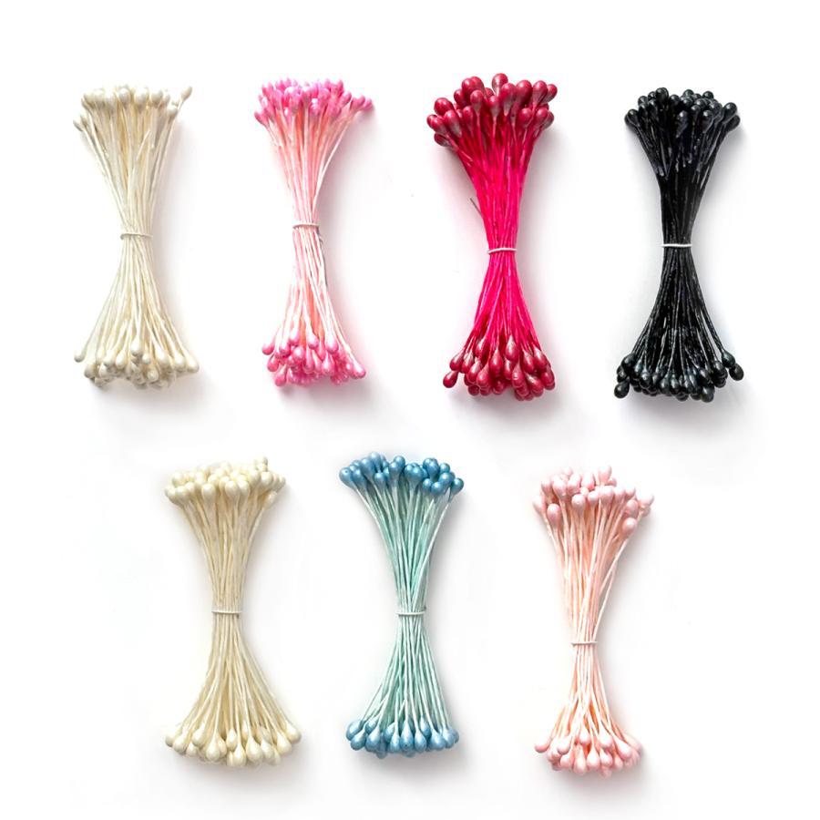 ペップ 花芯 花材 パーツ つまみ細工に パール中1号（直径約2〜3mm