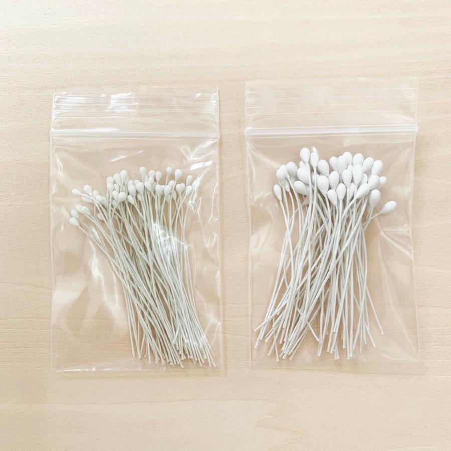 ペップ 花芯 花材 ワイヤーペップ 素玉（直径約2〜3mmまたは直径約3