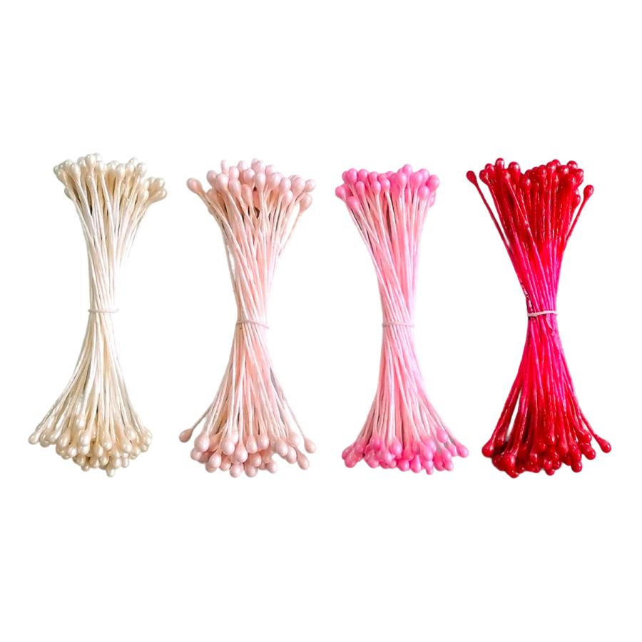 ペップ 花芯 花材 パール小（0.5号直径約1.5〜2.5mm）（1袋50本入