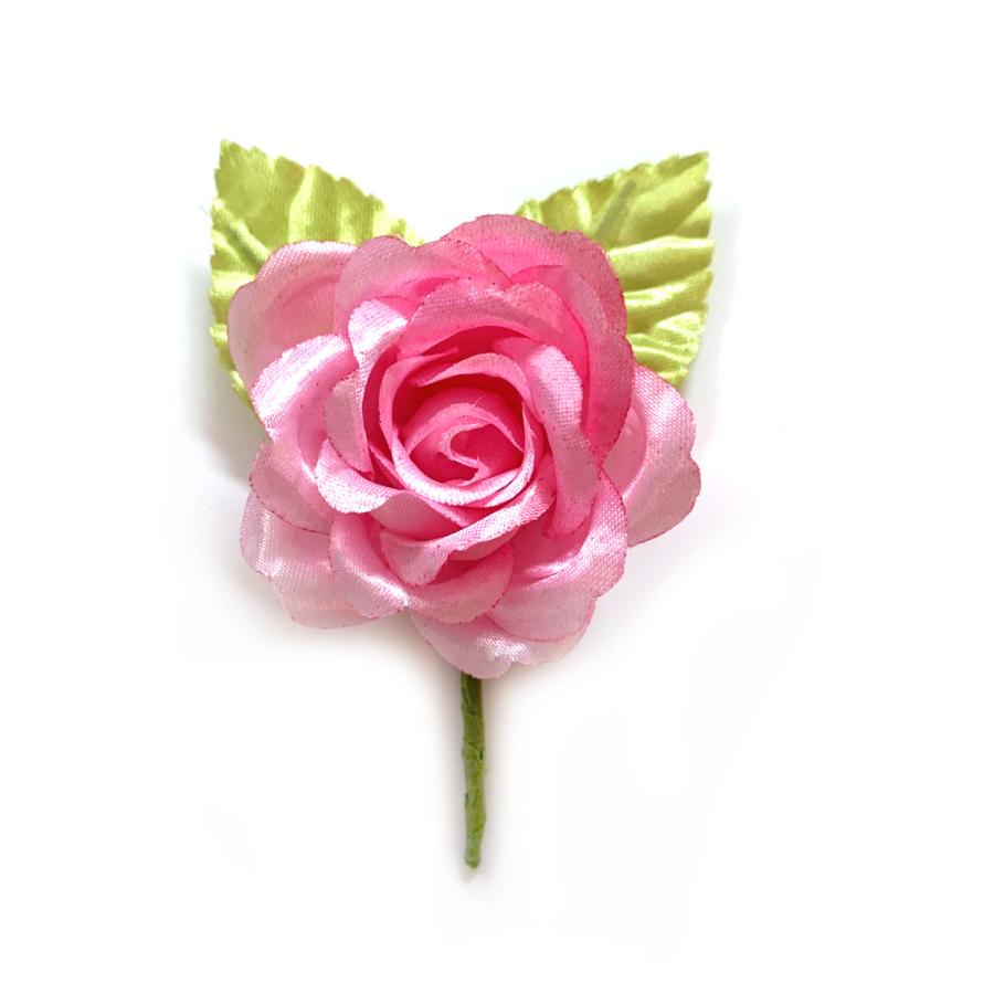 アウトレット コサージュ 門出のバラ ピンク （安全ピンつき） 完成品