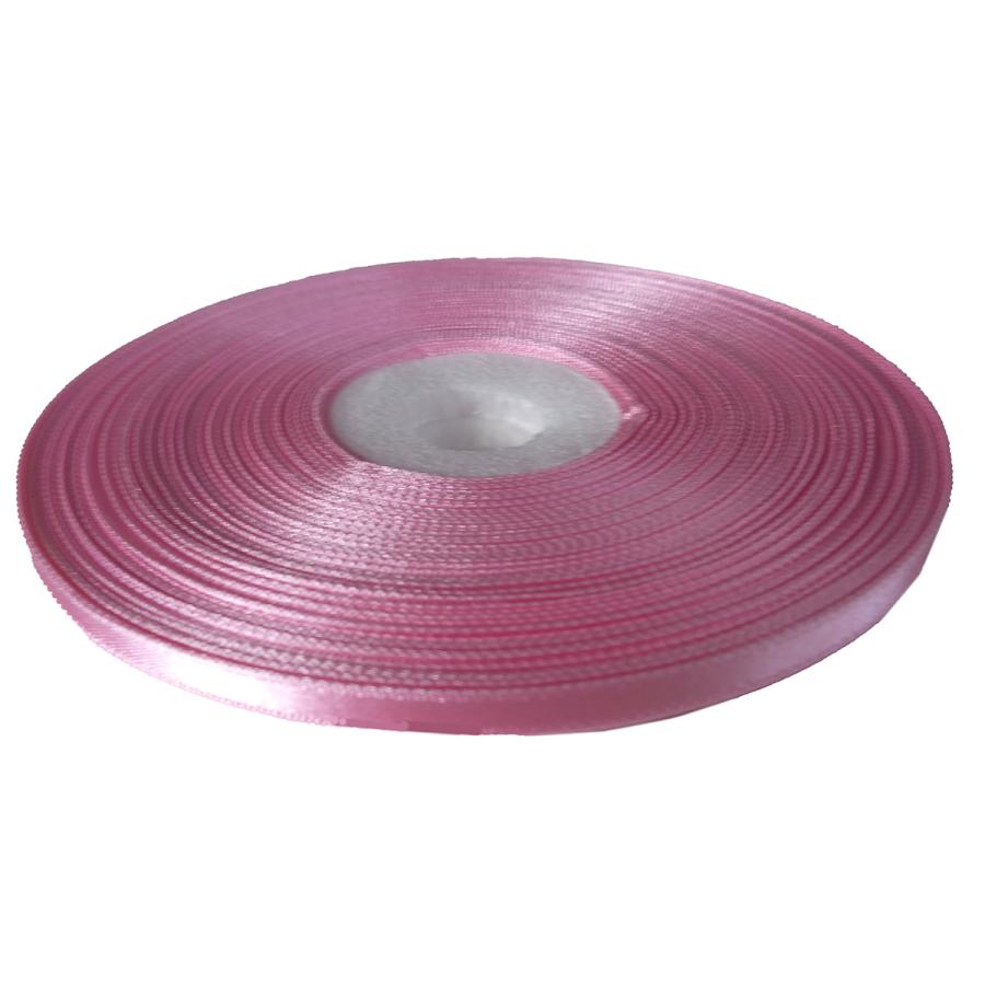 リボン ナイロンサテン(アミック）4mm（1m）片面 洋裁 手芸材料 : て