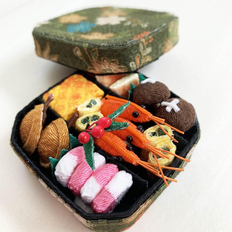 ちりめんあそび 重箱 おせち飾り 京都くろちく オリジナル和雑貨