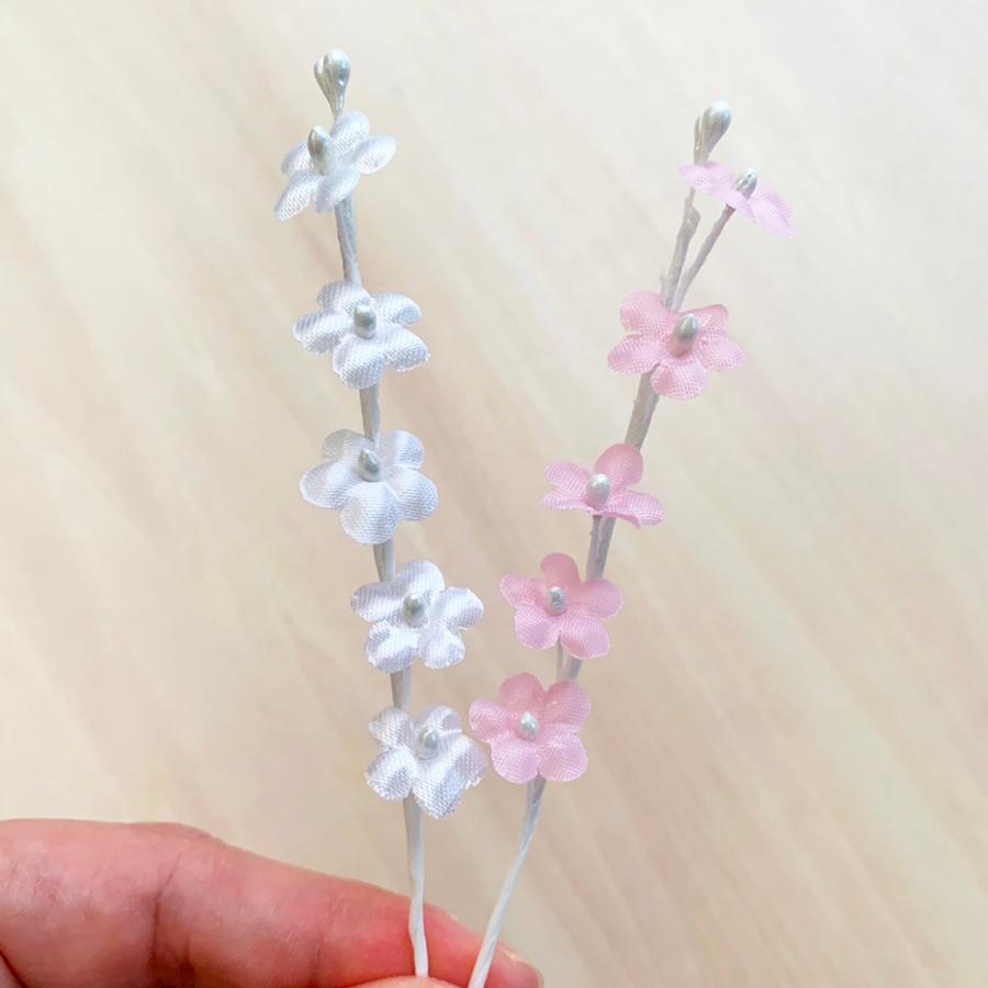 造花 ラッピング フラワー 忘れな草111 髪飾りの作り方を動画で紹介 Wrp Fl 102 てづくり 手芸 ファミリアミア 通販 Yahoo ショッピング