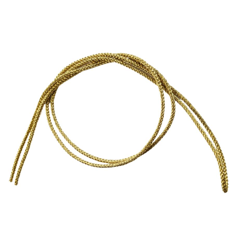 紐 ソフト金江戸打紐細NO52（太さ約3〜4mm） 100cm 1本 手芸材料