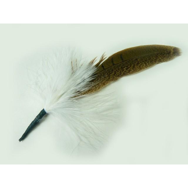 羽 パーツ ナチュラル寄せ羽 パーツ根 雉&マラボー FP-194 (1本