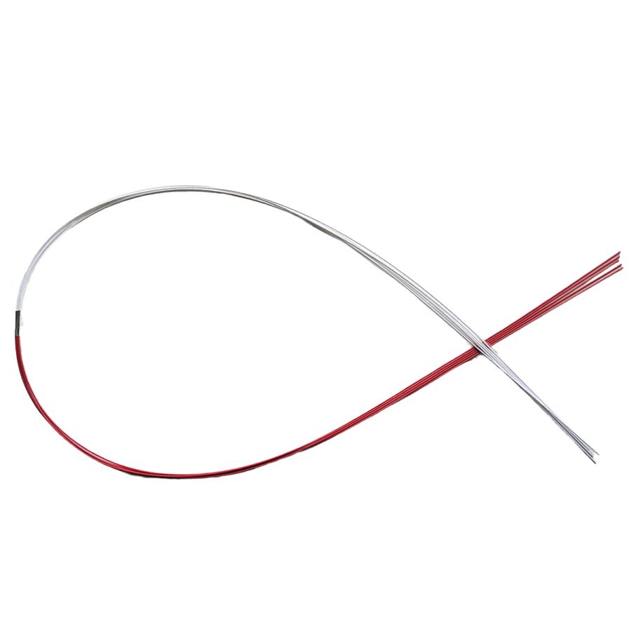 色水引 赤白5本中帯銀 30号仕立 手芸材料 祝儀袋の水引細工や