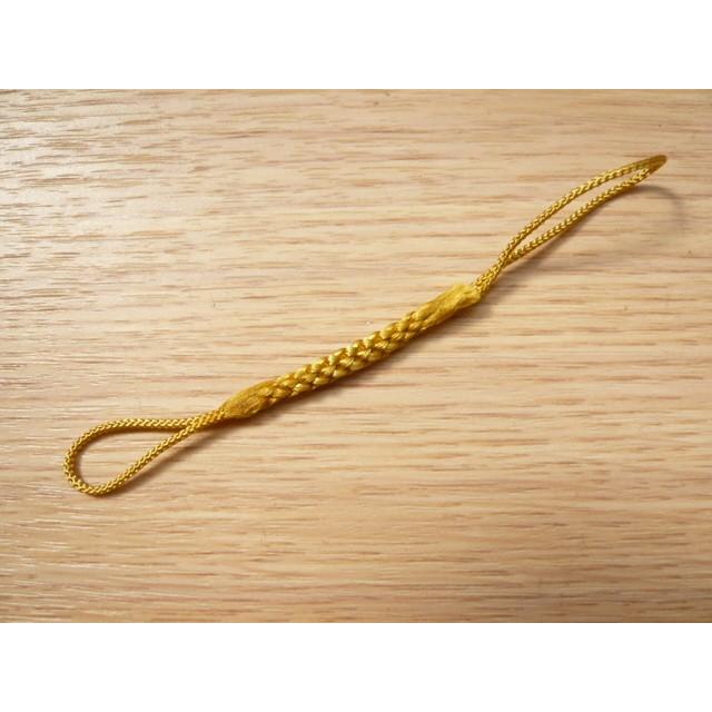 根付紐 江戸古典(1本) 和風携帯ストラップ部品 ちりめん細工 : て