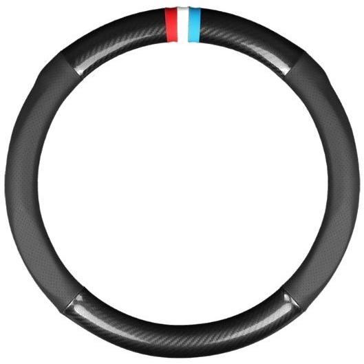 ハンドルカバー 車 普通車 軽自動車 カーボン調 ステアリングカバー 直径38cm Mサイズ おしゃれ FC ファミクリ O型 Ｄ型 |  | 05