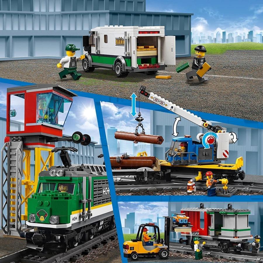 レゴ(LEGO)シティ 貨物列車 60198 おもちゃ 電車 : ファミリアEX