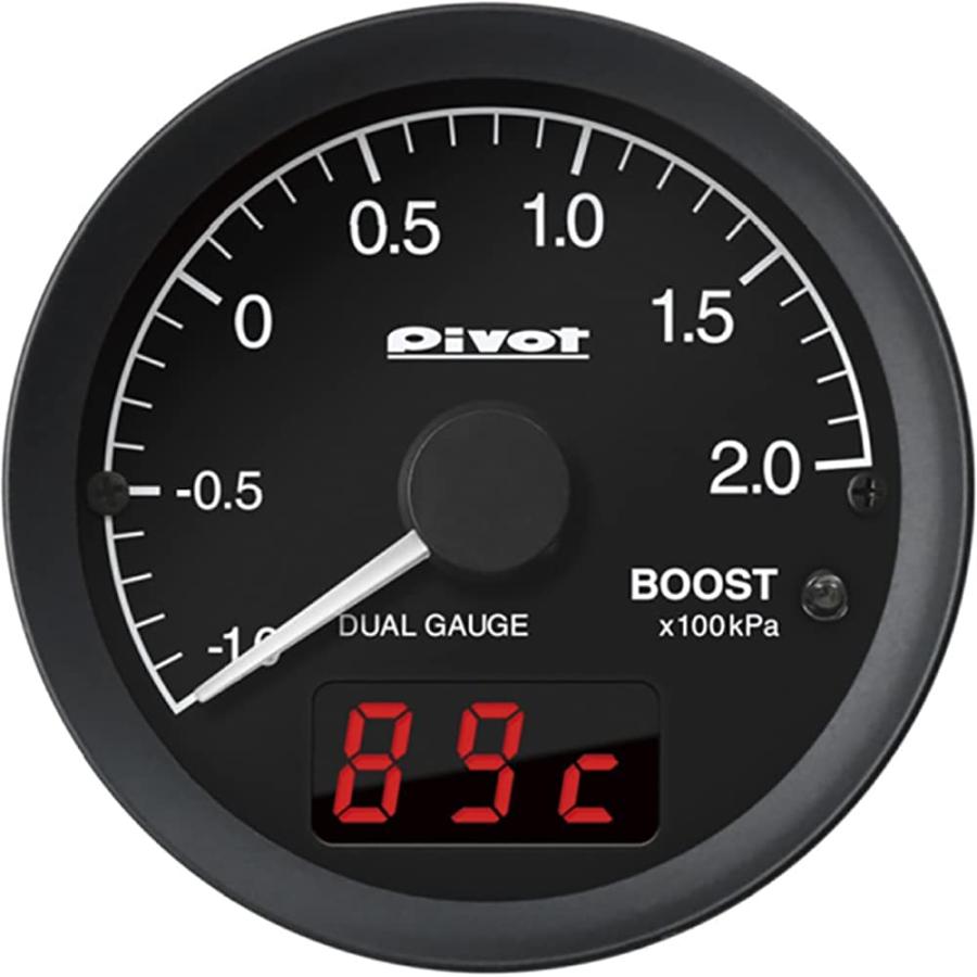 PIVOT (ピボット) メーター【 DUAL GAUGE RS 】ブースト計 DRXB PIVOT (ピボット) メーター【 DUAL GAUGE RS 】ブースト計 DRXB
