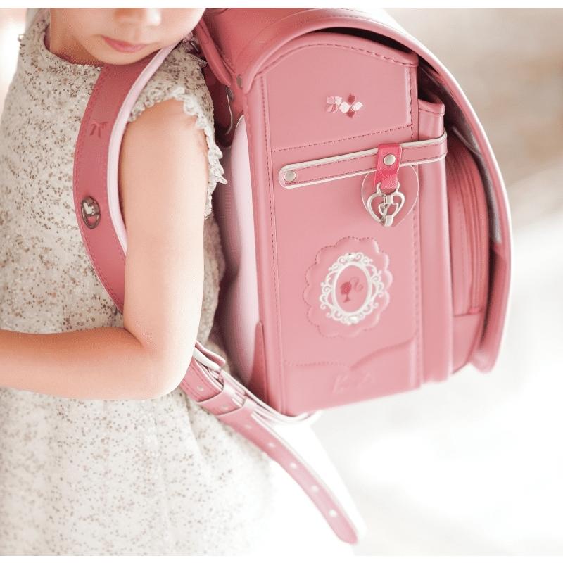 Barbie バービー ランドセル 2024年 日本製 ガーリーフラワー くるピタ