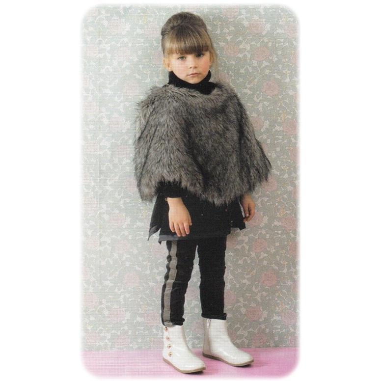 SALE60％OFF】asshu☆ca(hakka kids)「フェイクファーケープ」(150  