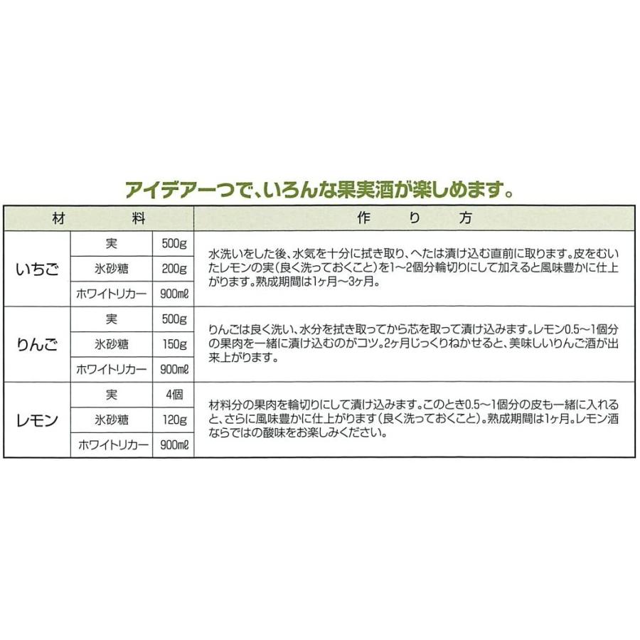 カラー果実酒瓶 S型 2.7L みどり｜family-seikatsukan-y｜07