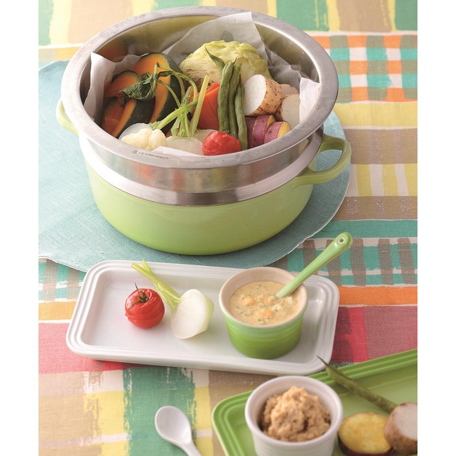 【美品】ルクルーゼ　ココットロンド24cm スチーマーセット ル・クルーゼ ココットロンド 24cmスチーマーセット