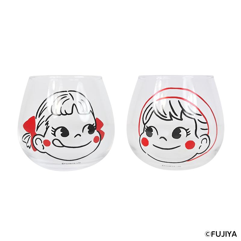 不二家（FUJIYA） 公式 ゆらゆらペアグラス（ペコポコ） ペコちゃん