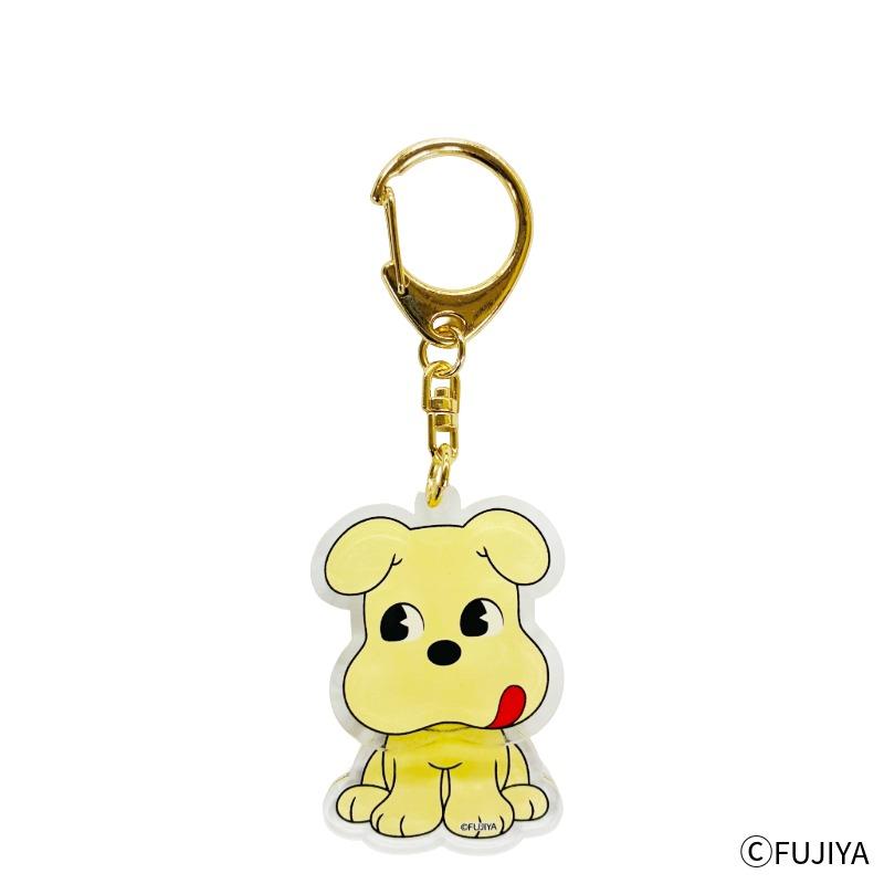 レトロ　ペコちゃん　ポコちゃん　ドッグ　フィギュア　キーホルダー 不二家（FUJIYA） 公式 ふりふりなかよしドッグアクリルキーホルダー