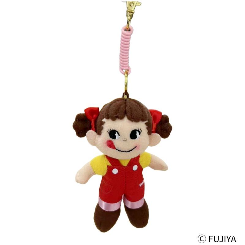不二家（FUJIYA） 公式 ペコちゃん コイルチェーン ぬいぐるみ