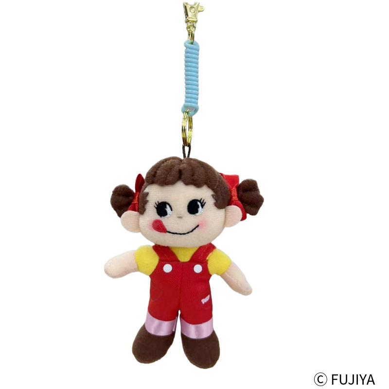 不二家（FUJIYA） 公式 ペコちゃん コイルチェーン ぬいぐるみ
