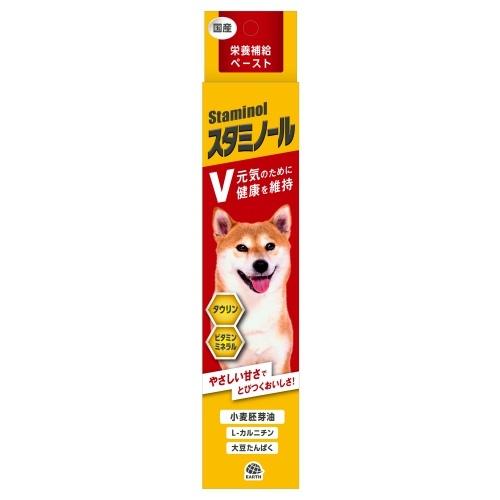 アース 犬用 栄養補給ペースト スタミノールV 100g (66107002)｜familypet