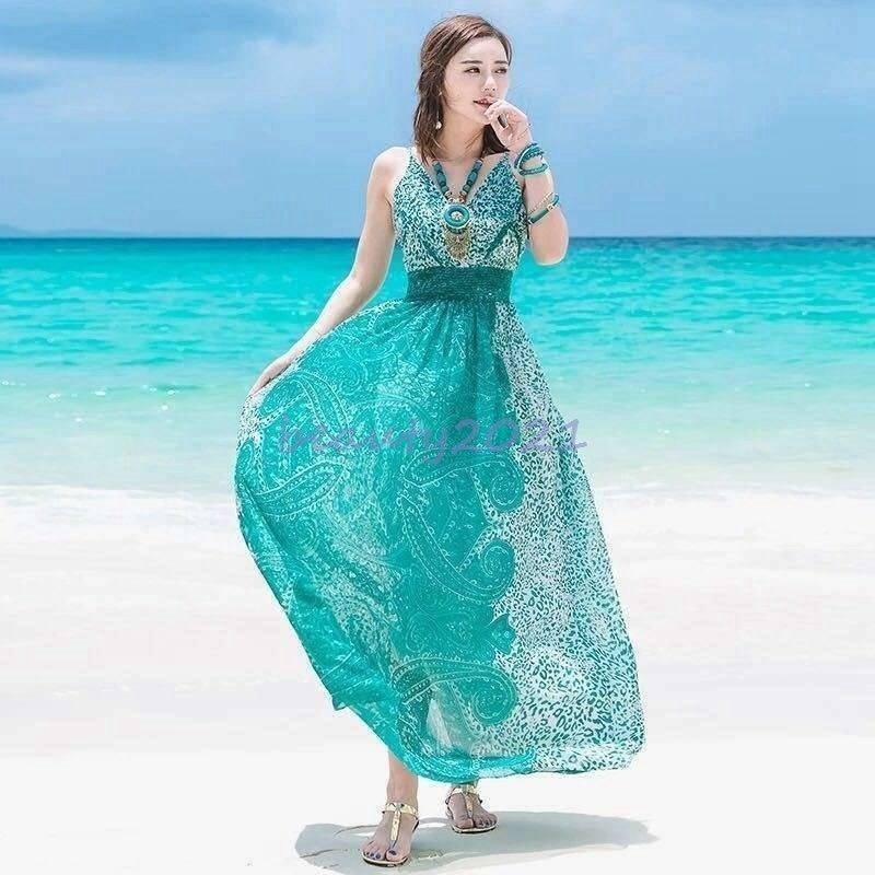 ワンピース ロング ワンピース 大きいサイズ ロング ワンピース 春 夏 ワンピース 花柄 ロング ワンピース ドレス ロング ドレス リゾートワンピース Century21sgr Com