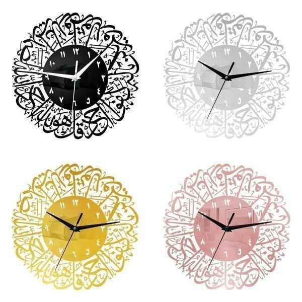 超ポイントアップ祭 イスラムクォーツ壁掛け時計振り子イスラム教徒のリビングルームの装飾/ 掛け時計、壁掛け時計