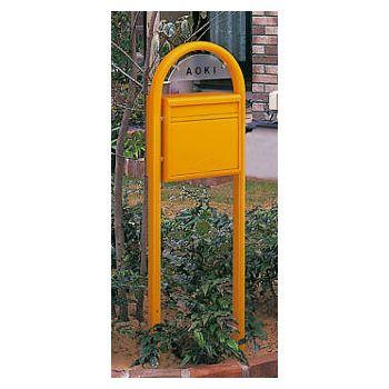 取寄品 ポスティモネームプレート付 シール文字 前入 後出 F2型 オレンジ Ykk かわいい 郵便ポスト 郵便受け ファイナルバーゲン Skylanceronline Com