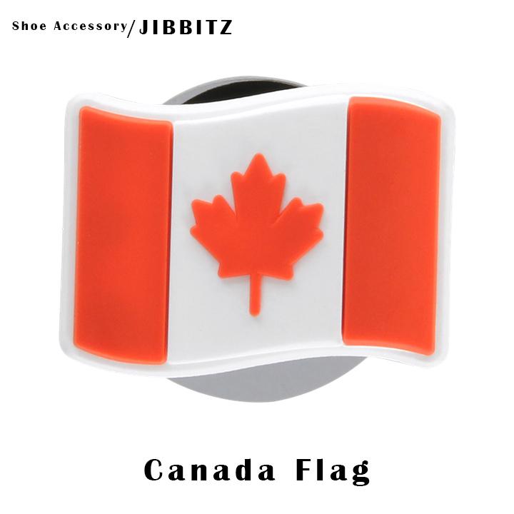 クロックス crocs【アクセサリー jibbitz ジビッツ】FLAG /Canada Flag/カナダ/国旗10006916