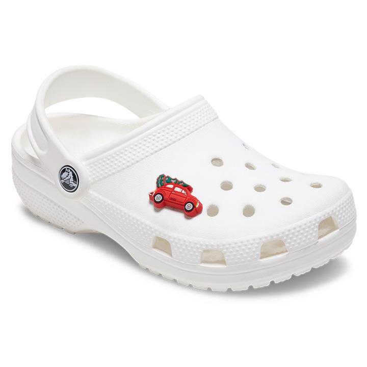 クロックス crocs【アクセサリー jibbitz ジビッツ】VEHICLES //Red Car with Christmas Tree/クリスマスツリー付きの赤い車｜10016632 | ジビッツ | 01