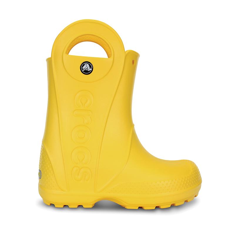 クロックス crocs【キッズ レインブーツ】Handle It Rain Boot Kids/ハンドル イット レインブーツ キッズ/イエロー｜☆｜famshoe｜03