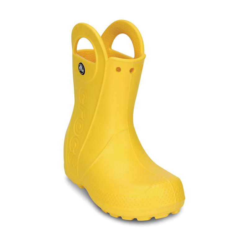 クロックス crocs【キッズ レインブーツ】Handle It Rain Boot Kids/ハンドル イット レインブーツ キッズ/イエロー｜☆｜famshoe｜05