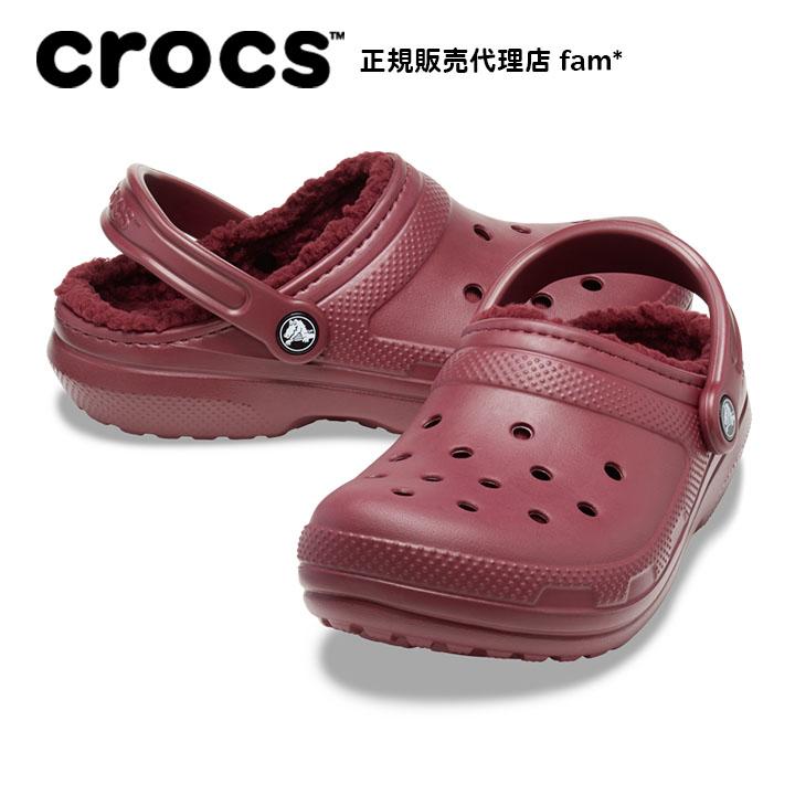 クロックス Crocs メンズ レディース ボア Classic Lined Clog クラシック ラインド クロッグ ガーネット 3591 612 5500 Crocs正規販売代理店 Fam 通販 Yahoo ショッピング