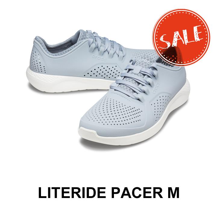 クロックス Crocs メンズ スニーカー Literide Pacer Men ライトライド ペイサー メン ブルーグレー 4967 0id Crocs正規販売代理店 Fam 通販 Yahoo ショッピング