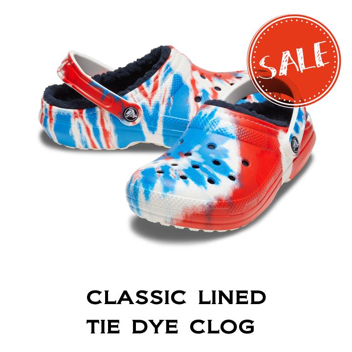 crocs tie dye bistro