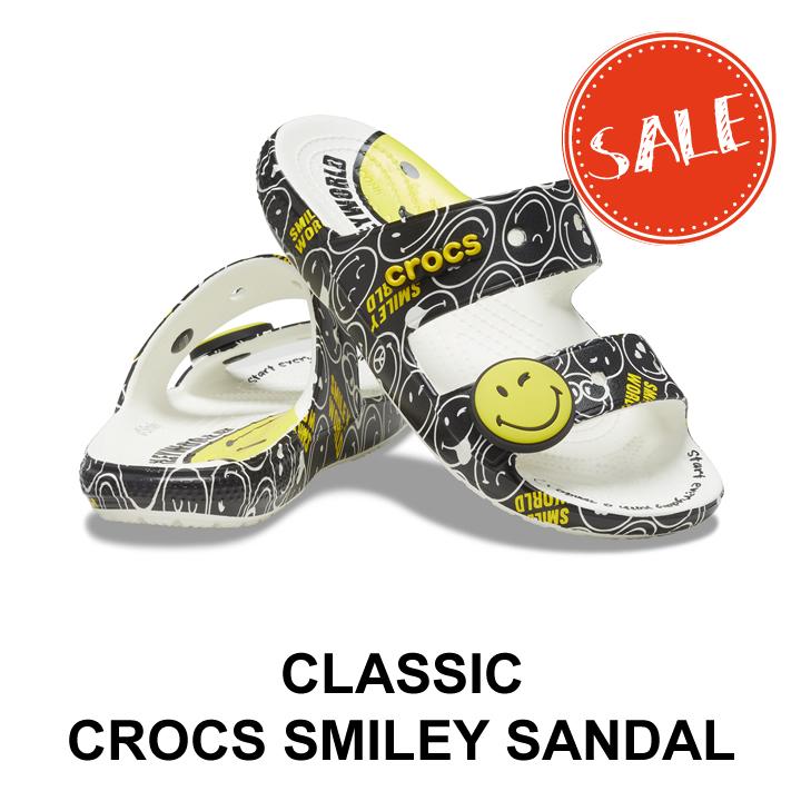 クロックス Crocs メンズ サンダル Classic Smiley Sandal クラシック クロックス スマイリー サンダル 77 94s Crocs正規販売代理店 Fam 通販 Yahoo ショッピング