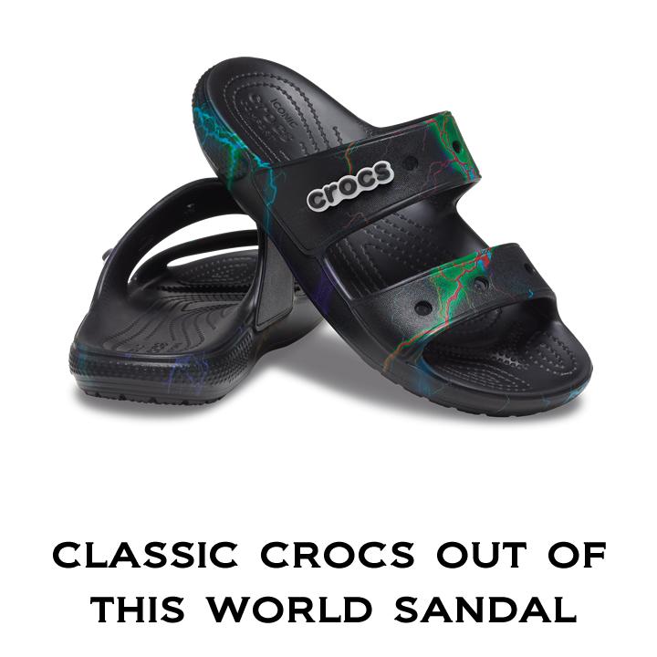 格安 2021人気No.1の クロックス crocs メンズ レディース サンダル Classic Crocs Out of This World Sandal クラシック アウト オブ ディス ワールド studysuccess.com studysuccess.com