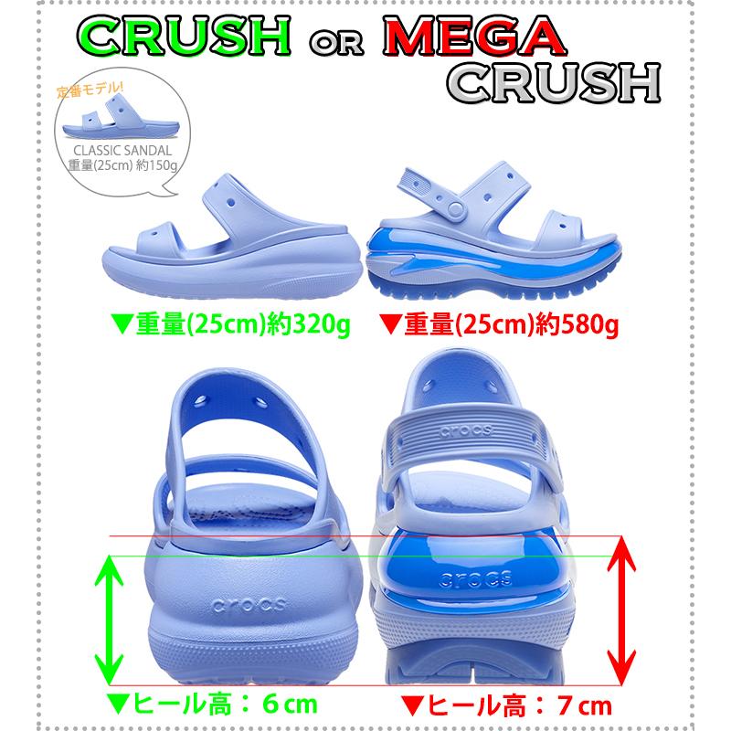 クロックス crocs【メンズ レディース サンダル】Crush Sandal/クラッシュ サンダル/ブラック｜●｜famshoe｜13