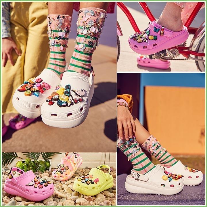 クロックス crocs【キッズ サンダル】Classic Crocs Cutie Clog K/クラシック クロックス キューティー クロッグ K/タフィーピンク｜##｜famshoe｜14