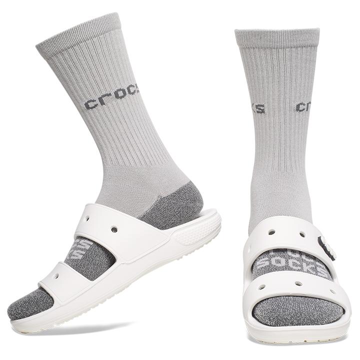 クロックス crocs【socks ソックス】Crocs Socks Adult Crew Solid 3-Pack / クロックス ソックス アダルト クルー ソリッド ３パック/マルチ｜207789-90H｜famshoe｜02