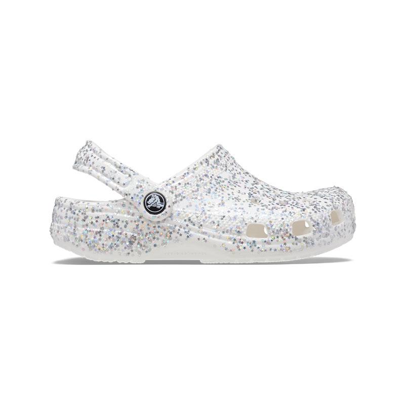 クロックス crocs【キッズ サンダル】Classic Starry Glitter Clog K/クラシック スターリーグリッター クロッグ K/ホワイト｜##｜famshoe｜04