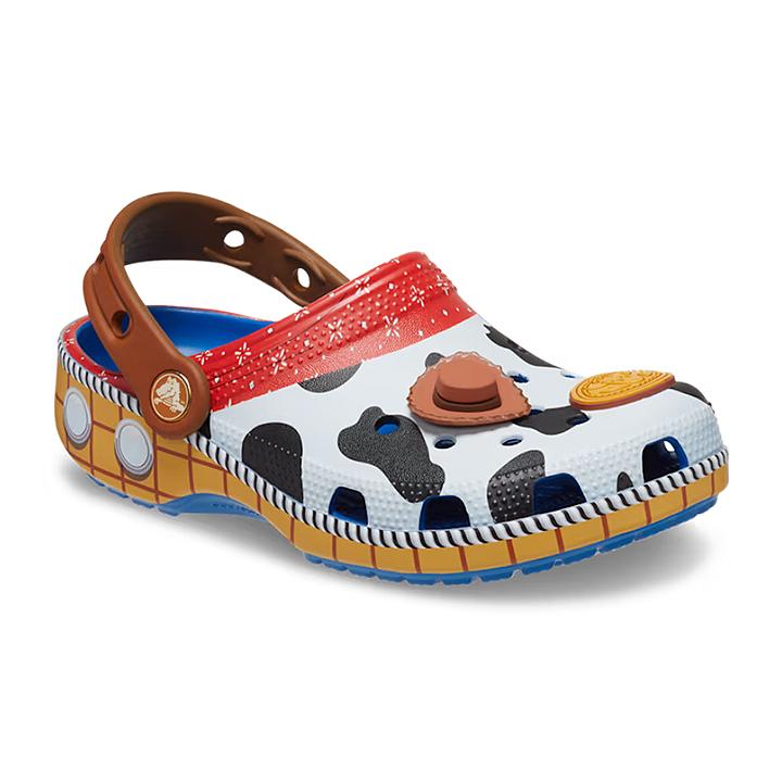 クロックス crocs【キッズ サンダル】Toy Story Woody Classic Clog K/トイ・ストーリー 「ウッディ」クラシック クロッグ K/ブルージーン｜☆｜famshoe｜05