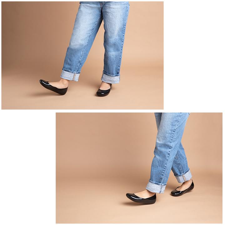 クロックス crocs【レディース サンダル】Brooklyn High Shine Flat /ブルックリン ハイ シャイン フラット/ブラック｜●｜famshoe｜14