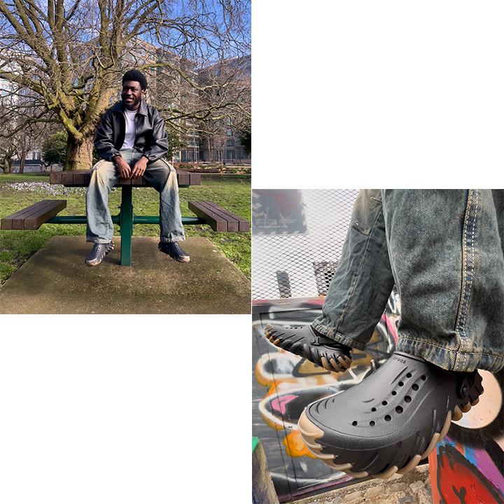 クロックス crocs【メンズ レディース サンダル】Echo Gum RO Clog/エコー ガム RO クロッグ/211675-0DAの画像