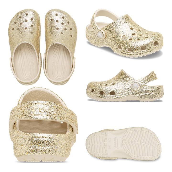 crocs（クロックス） crocs【キッズ サンダル】Classic Chunky Glitter