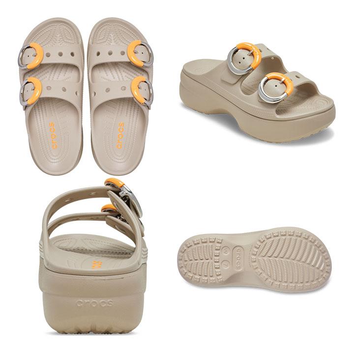 クロックス crocs【レディース サンダル】Saturday Platform Dipped Buckle Sndl W/ サタデー プラットフォーム ディップドバックル サンダル /213246-2NM｜の画像