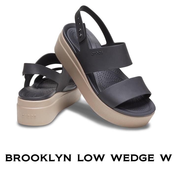 crocs brooklyn low wedge